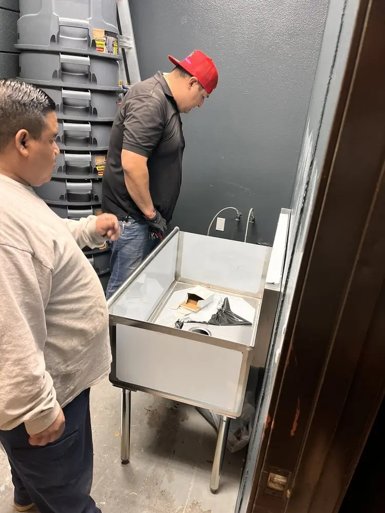Commercial plumbing and sink installation in Saint Charles